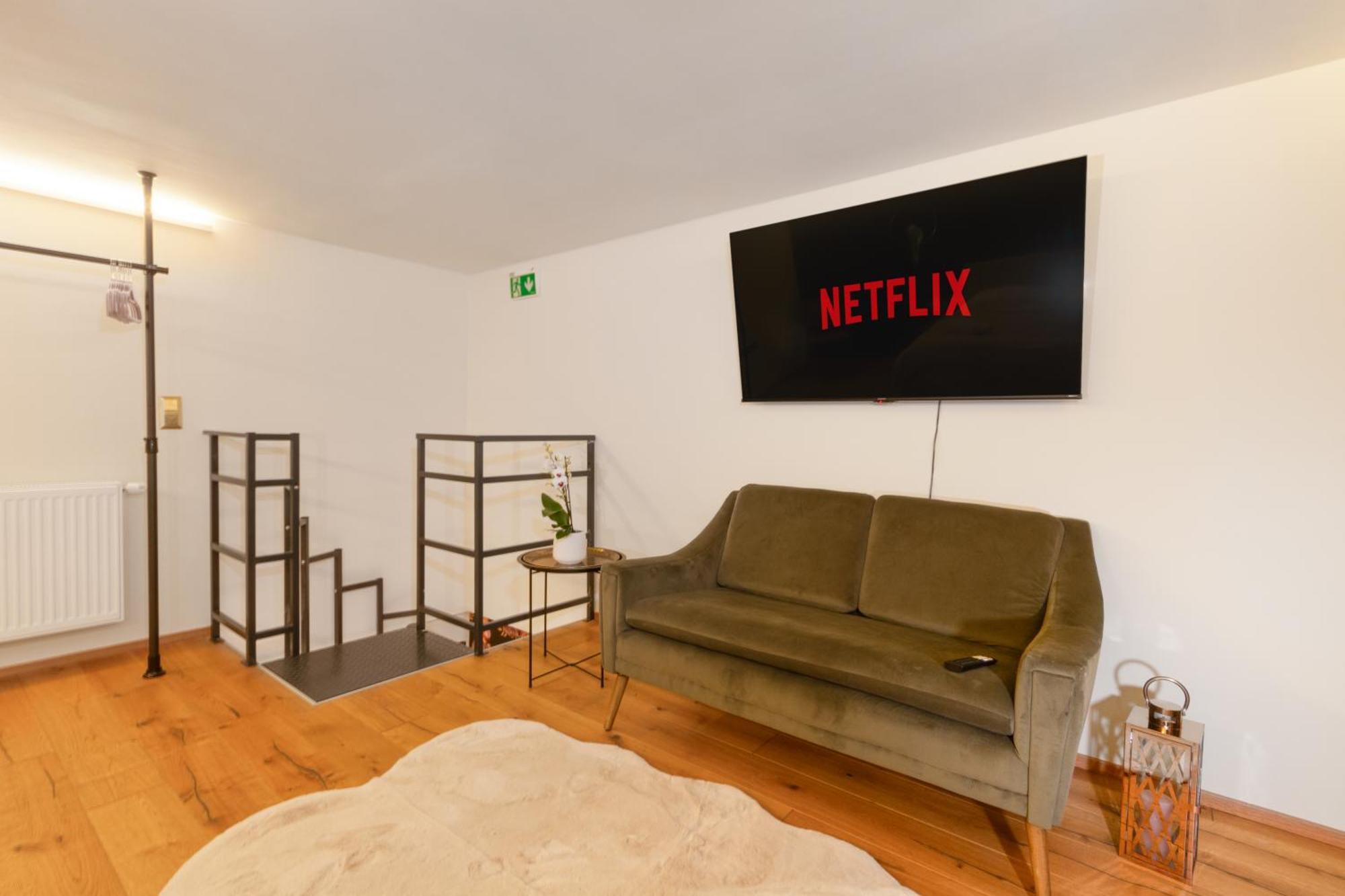 Appartement Zentral - Netflix - 2 Stoecke - Arbeitsplatz